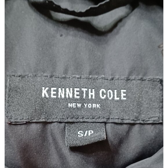 Kenneth Cole Quilted Hooded Jacket Size Small Black Polyester Womens Outerwear - Picture 5 of 10